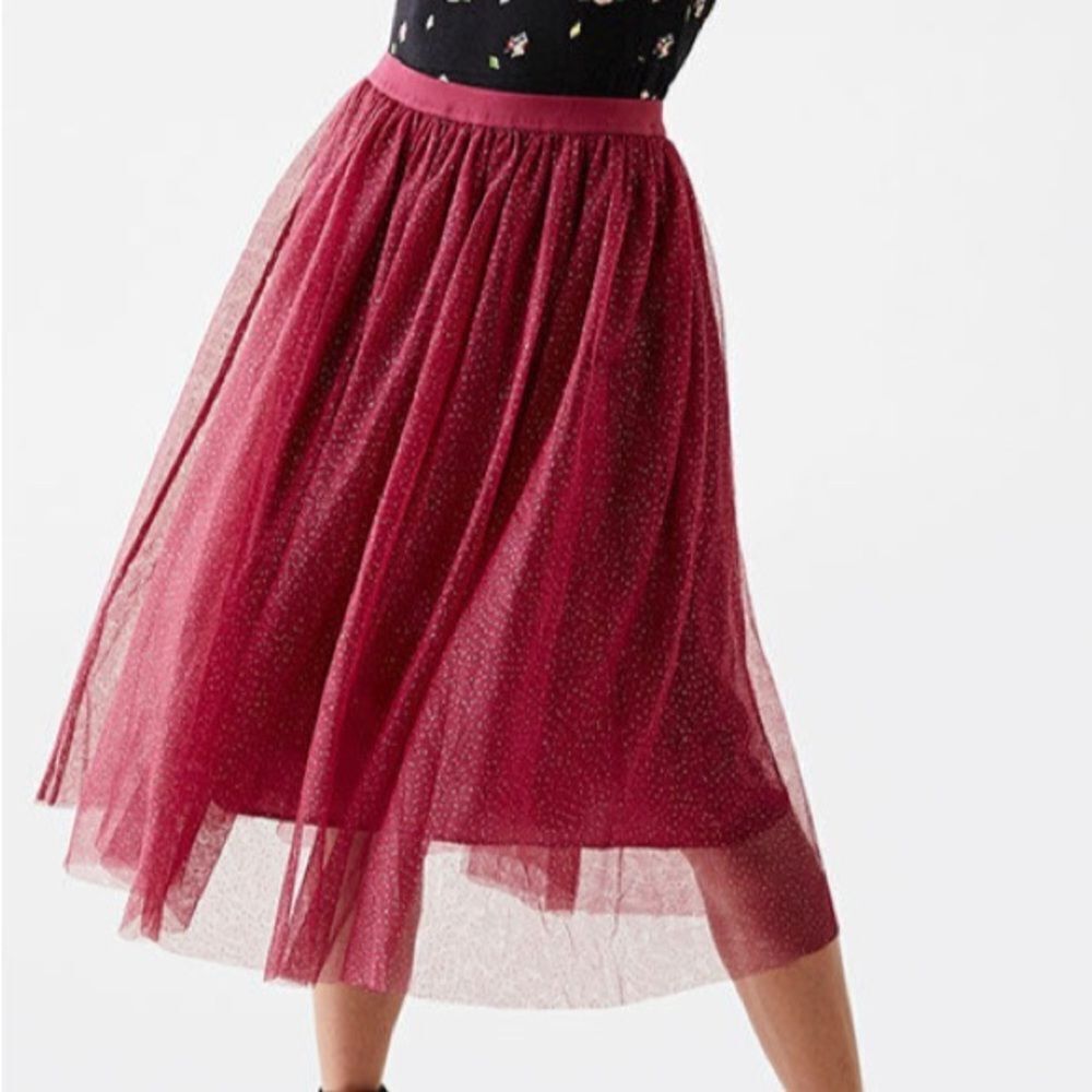 New Womens Matilda Jane Moments with you Sparkle City Skirt size Large